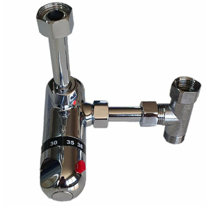 Chrome Single-Lever Thermostatic External Boiler Mixer <b>Control</b> <b>Valves</b> Product Category - Product Image 4