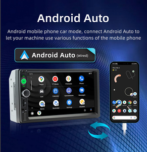 <span class=keywords><strong>Autoradio</strong></span> MP5 2 DIN avec écran numérique 7 pouces, <span class=keywords><strong>autoradio</strong></span> multimédia avec CarPlay, <span class=keywords><strong>Bluetooth</strong></span>, lecteur tactile - Product Image 3