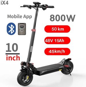 Monopattino Elettrico per Adulti IScooter <span class=keywords><strong>IX3</strong></span>/iX4/iX5/iX6 Pieghevole e Impermeabile con Pneumatici Vacuum Fuoristrada, 2 Ruote e Display LED Intelligente - Product Image 4