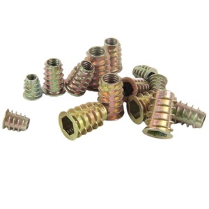 Gỗ Chèn <span class=keywords><strong>Nut</strong></span> Loại D, Gỗ Threaded Chèn, Đầu Phẳng Đồ Nội Thất <span class=keywords><strong>Nut</strong></span> - Product Image 4
