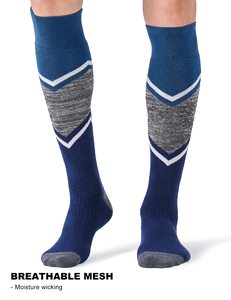 <span class=keywords><strong>Chaussettes</strong></span> respirantes thermiques hautes en laine mérinos pour hommes et femmes - Product Image 5