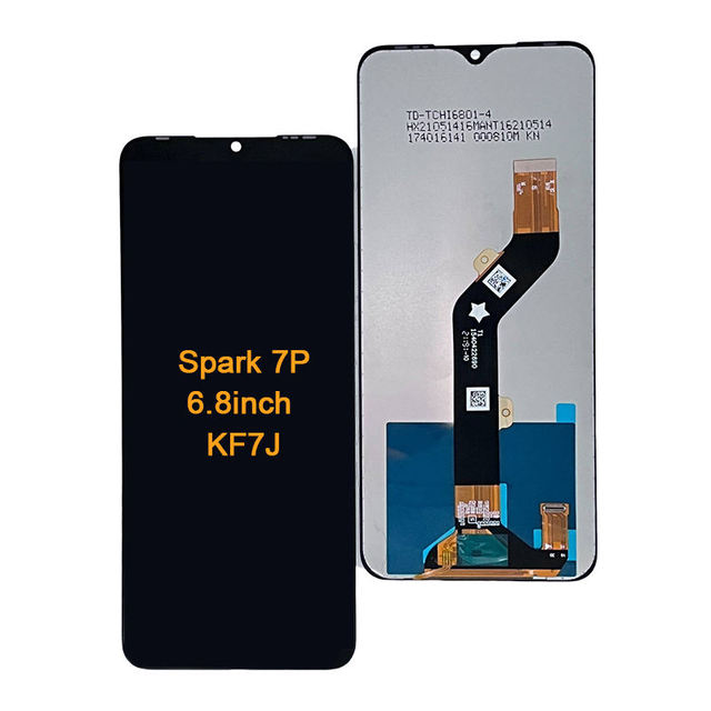 For Tecno Spark 7P KF7j Mobile Phone LCD Display Touch Screen 6.8" 3-Year Warranty Screen Replacement Compatible
