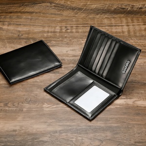 Custom Passport Holder Genuine Leather RFID Travel Slim Business Credit Card Protector Wholesale Passport Cover - Product Image 3