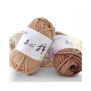 China barato fio misturado de alta qualidade com núcleo de algodão para tricô e tricô de fios de lã grossos