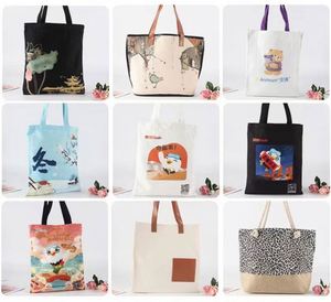 Custom Logo <b>Printed</b> Recyclable Plain Cotton Canvas Shopping Tote Bag - Product Image 5