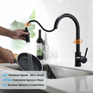 <span class=keywords><strong>Robinet</strong></span> de cuisine télescopique en acier inoxydable 304, design moderne, flexible, universel, <span class=keywords><strong>eau</strong></span> <span class=keywords><strong>froide</strong></span> et <span class=keywords><strong>chaude</strong></span>, avec cartouche céramique, idéal pour hôtel - Product Image 3