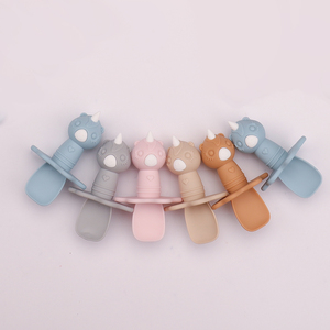 Juego de Cuchara y Tenedor de Silicona para Bebés, Libre de BPA, de Primera Calidad, Apto para Alimentos, para Niños Pequeños, Utensilios de Comedor, Kit al por Mayor - Product Image 2
