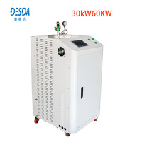 Generator Uap Makanan Industri Otomatis Penuh dengan Pemanas Listrik Tabung Api Vertikal, Keluaran Air Panas, Hemat Energi, Buatan China