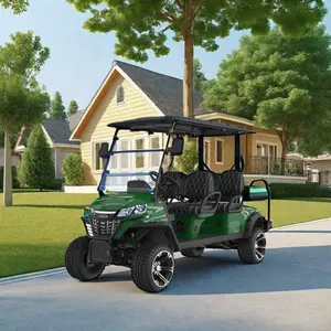 Carrinho de golfe elétrico aprovado pela CE para adultos, carrinho de golfe elétrico 48V, novo design, 4 lugares, preços baratos