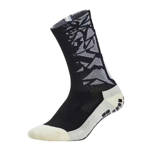 Chaussettes de sport mi-mollet pour enfants, direct usine, professionnelles, avec amorti en tissu éponge, résistantes à l'usure, anti-humidité, avec grip à pois pour le football - Product Image 2