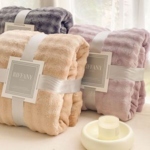 Bán buôn hai mặt raschel flannel chăn xuyên biên giới san hô Fleece cho mùa đông sử dụng Kích thước nhỏ cho thương mại nước ngoài - Product Image 2