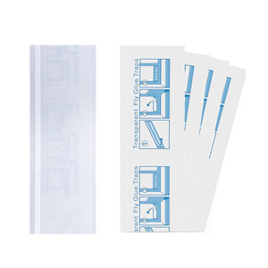 Trampas Adhesivas Transparentes para Insectos y Moscas, <span class=keywords><strong>Tiras</strong></span> de Papel Adhesivo para Ventanas, Atrapa Moscas de Interior, Papel para Atrapar Moscas - Product Image 2