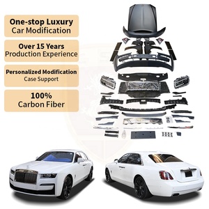 For <strong>Rolls</strong> <strong>Royce</strong> Ghost Old to New 4th Generation Conversion <strong>Body</strong> <strong>Kit</strong> Front Bumper Headlights Side Skirts Exhaust Tips Taillights - Product Image 1