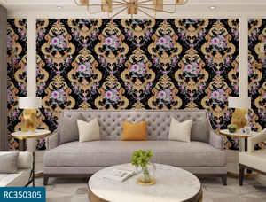 Rouleaux de <span class=keywords><strong>papier</strong></span> <span class=keywords><strong>peint</strong></span> floral 3D en PVC de conception supérieure de la Chine <span class=keywords><strong>2022</strong></span> Meilleur prix pour la maison et l'hôtel Moderne imperméable et ignifuge pour la <span class=keywords><strong>chambre</strong></span> <span class=keywords><strong>à</strong></span> <span class=keywords><strong>coucher</strong></span> - Product Image 3