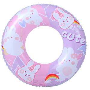 Flotador Inflable de Dibujos Animados para Niños, Anillo de Natación para Piscina y Parque Acuático, Flotador Axilar Redondo de PVC de 0.20mm - Product Image 5