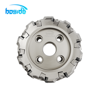 Tête de fraiseuse à face indexable BOSIDE BT50 445 Type 45 degrés avec plaquette SEEN1504 en acier allié au chrome-vanadium 42HRC pour fraisage