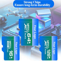 Kartu Memori Mini TF SD Kelas 10 Kecepatan Tinggi untuk Ponsel GPS Tablet PC MP3 DVR-16GB 32GB 64GB 128GB