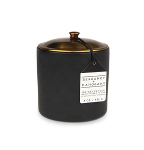 豪华植物精油大豆蜡烛自有品牌礼品高档香味蜡烛陶瓷蜡烛 - Product Image 1