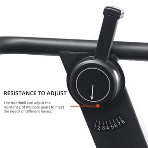 Tapis roulant commercial incurvé Cheernin auto-alimenté à courroie à lattes mécaniques, éco-responsable, avec écran LCD 5 pouces pour adultes - Product Image 4