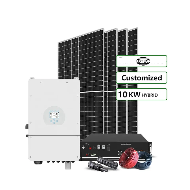 On Grid and Off Grid Hybrid 5kw-40kw Solar Energy Power System Solar Panels With Battery and Inverter Complete Kit