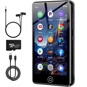 เครื่องเล่น <span class=keywords><strong>MP3</strong></span> ระบบแอนดรอยด์พร้อมบลูทูธ ไวไฟ หน้าจอสัมผัส 4.02 นิ้ว เครื่องเล่นเพลงรองรับสปอทิฟาย แรม 2GB+รอม 16GB มาพร้อมการ์ด TF 128GB - Product Image 1