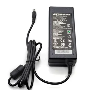 Adaptor daya Desktop 12v 2a 2 5a 5a, Model hitam 24v 2 5a 3a 72watt Input Ac 110v 240v untuk sebagian besar perangkat 12v