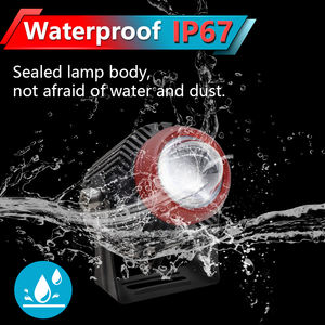 Mini projecteur LED automobile, objectif étanche IP67, 15W, éclairage moto LED 150LM, systèmes d'éclairage automobile, modèle MO10, garantie 2 ans - Product Image 5