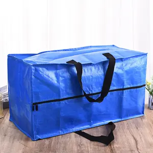 La moda resistente personalizzata ricicla la nuova borsa per bagagli laminata tessuta pp impermeabile di grande capacità più spessa per la promozione