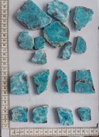 Larimar Natural de Excelente Calidad, Piedras Preciosas en Bruto, Rebanadas Sueltas al por Mayor, Larimar en Bruto Sin Cortar