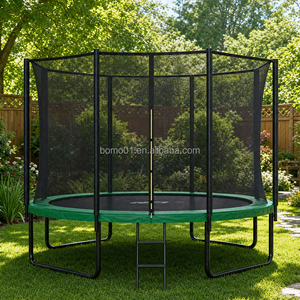 <span class=keywords><strong>Trampoline</strong></span> extérieur ZOSHINE 12FT avec poteau droit, cadre thermolaqué, homologué ASTM, pour enfants, avec échelle - Product Image 6