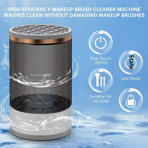 Hot Bán Điện Trang Điểm Bàn Chải Sạch Hơn Máy Xách Tay Tự Động Làm Sạch Công Cụ Làm Đẹp Tự Động Trang Điểm Bàn Chải Sạch Hơn - Product Image 4