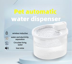 Abreuvoir automatique sans fil à capteur intelligent Fontaine à eau infrarouge non électrique pour chat pour la maison/le bureau Bols et mangeoires pour animaux de compagnie - Product Image 2