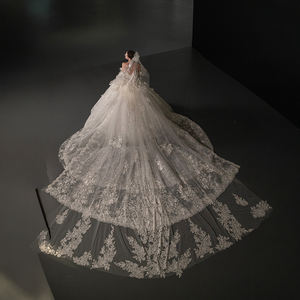 Vestido de Novia GT136 Moderno, Estilo Princesa, Escote Corazón, Espalda Descubierta, Apliques, Pedrería, Bordado, Lentejuelas, Lujoso, de Alta Calidad - Product Image 4