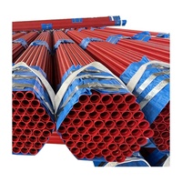 Tuyau en acier revêtu de plastique Youfa, intérieur et extérieur, époxy PE PVC galvanisé, système de sprinkler anti-incendie, tuyau en acier