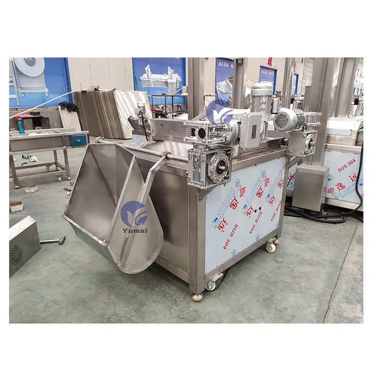 Small Scale Snack Food Factory Used Batch Automatic Frying Machine for Churros Cassava Plantain Chips