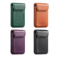 Casing HP 2in1 Terpisah dengan Slot Kartu Kredit PU, Anti RFID, untuk iPhone Air 17 Pro Max 16 E 15 Plus 14 13