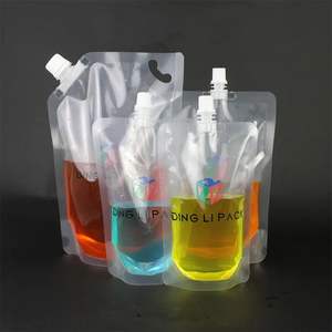 Bolsa con Boquilla de Alta Calidad, Ecológica, de 12 Onzas, Blanca, Reciclable, para Máquina de Envasado de Líquidos - Product Image 2