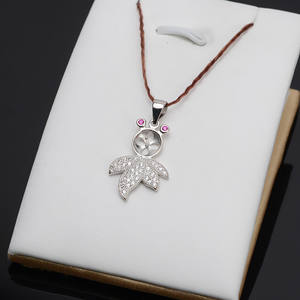 Pendentif en argent S925 avec petite perle simple de 8-9 mm, poisson rouge doré, accessoires de bijoux DIY, plateau semi-fini, 602 pendentifs et breloques en perles - Product Image 4