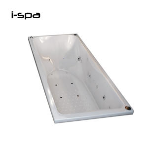 Bañera Rectangular Empotrada de Lujo I-Spa con Hidromasaje para Spa y Uso en Interiores - Product Image 2