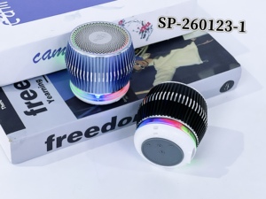 Mini Altavoz Bluetooth Inalámbrico RGB LED, Caja de Sonido Estéreo HiFi Portátil con Tarjeta TF, <span class=keywords><strong>Radio</strong></span> <span class=keywords><strong>FM</strong></span>, para Viajes al Aire Libre, Regalo para Fiestas - Product Image 2
