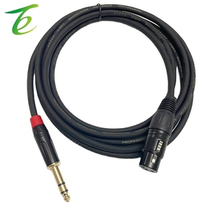 สายไมโครโฟนแบบ XLR บาลานซ์ 1/4 นิ้ว รองรับไฟ 48V สำหรับมิกเซอร์ Cannon TRS ขนาด 6.5/6.35 มม. - Product Image 2