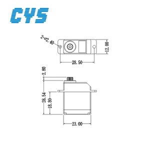 CYS-S3108 <span class=keywords><strong>9G</strong></span> Mô-men Xoắn Siêu Nhỏ 3.5Kg <span class=keywords><strong>Servo</strong></span> Vỏ Nhôm Kỹ Thuật Số Đầy Đủ Với Cánh Tay 25T Cho Máy Bay Điều Khiển Từ Xa - Product Image 3