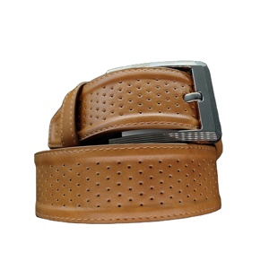 เข็มขัดหนัง PU ชั้นเดียวที่สามารถปรับแต่งได้ดีไซน์ลำลองแนววินเทจผ้าเดนิมโลหะผสมแฟชั่นหรูหราของนักออกแบบชื่อดัง - Product Image 1