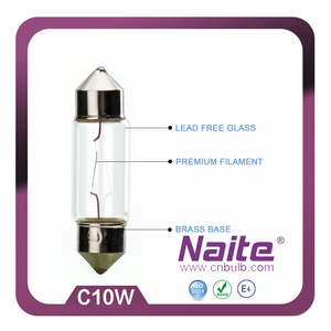Bombilla Halógena NAITE en Oferta, C10W 12V 10W, Accesorios para Automóviles - Product Image 5