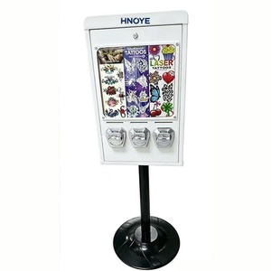 Distributeur automatique d'autocollants de tatouage à 3 têtes, à monnayeur, pour cartes et timbres, direct usine - Product Image 3