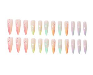 Patchs à ongles longue tenue <span class=keywords><strong>dégradé</strong></span> <span class=keywords><strong>arc</strong></span>-<span class=keywords><strong>en</strong></span>-<span class=keywords><strong>ciel</strong></span> pour <span class=keywords><strong>nail</strong></span> <span class=keywords><strong>art</strong></span> Instagram - Product Image 4