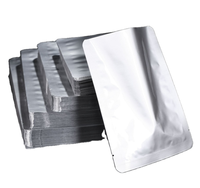 Sac en papier d'aluminium thermoscellé de qualité alimentaire, pochettes d'emballage en Mylar ouvertes, sacs de stockage des aliments