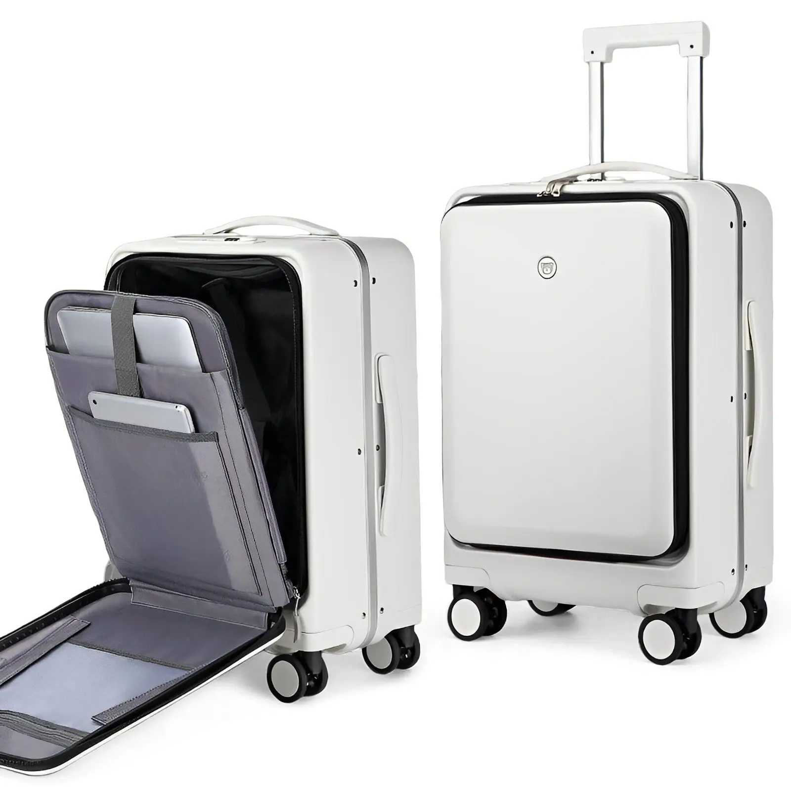 ABS Travel Trolley Luggage Expandable Trolley Bag Carry On Luggage Lightweight Suitcase Suit Case