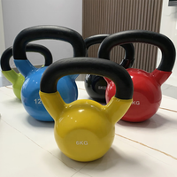 Chine personnalisé fitness vinyle kettlebell poids équipement de gymnastique poids libre kettlebell ensemble pour la musculation