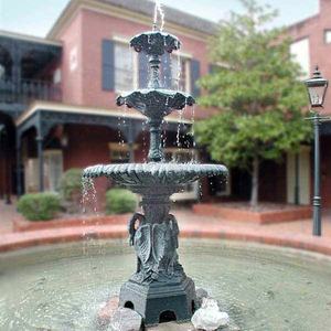 중국 공장 사용자 정의 청동 4 계층 물 분수 정원 장식 - Product Image 6